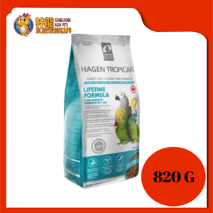 HAGEN TROPICAN PARROT FOOD 820G {80530}