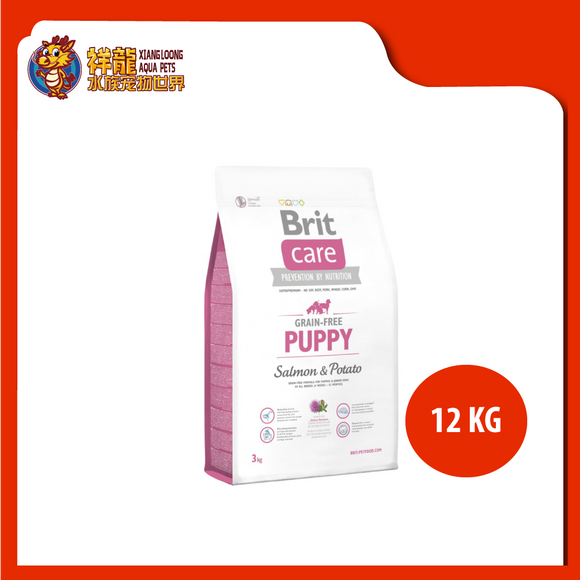 BRIT CARE GRAIN FREE PUPPY SALMON & POTATO 12KG