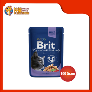 BRIT PREMIUM POUCH COD FISH 100G