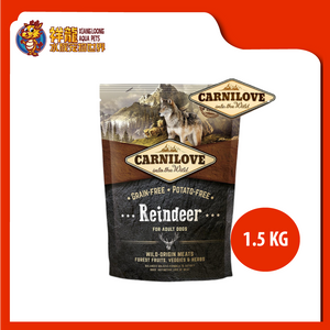 CARNILOVE GRAIN FREE ADULT REINDEER 1.5KG