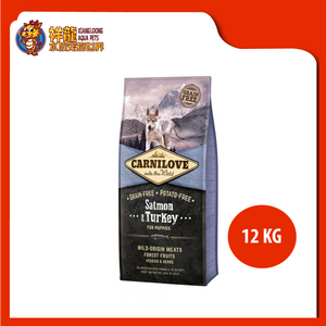 CARNILOVE GRAIN FREE PUPPIES SALMON & TURKEY 12KG