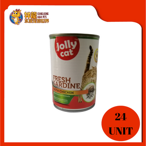 JOLLY CAT FRESH SARDINE &CHICKEN 400G (RM3.28 X 24 UNIT)