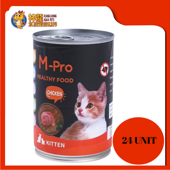 M-PRO CAT KITTEN CHICKEN 400G X 24UNIT