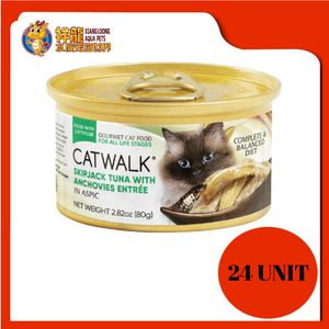 CATWALK SKIPJACK TUNA W/ANCHOVIES 24X80G