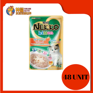 NEKKO KITTEN TUNA TOPPING CHIC GRAVY 48X70G