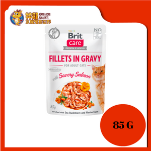 BRIT CARE GRAVY WITH SAVORY SALMON 85G