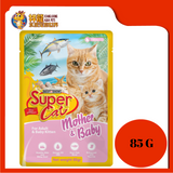 SUPERCAT POUCH MOTHER & BABY 85G X 48UNIT