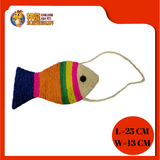 CAT SCRATCHER-M [FISH] [38331] 25X13X2CM