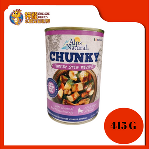 ALPS CHUNKY TURKEY DOG CAN FOOD 415G