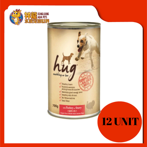 HUG WITH TURKEY IN GRAVY 700G X 12UNIT