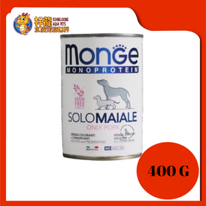 MONGE DOG MONOPROTEIN PATE 100% [PORK] 400GM