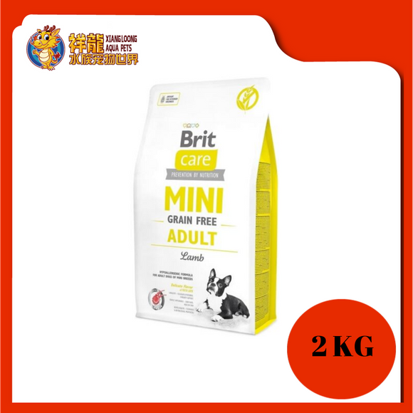 BRIT CARE GF MINI ADULT LAMB 2KG