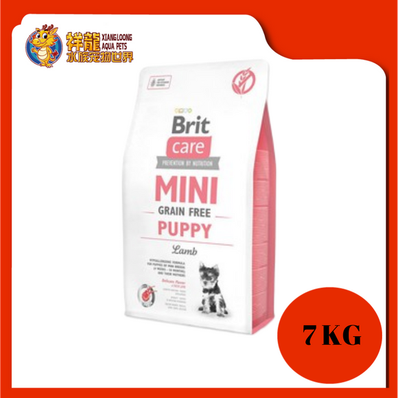 BRIT CARE GRAIN FREE MINI PUPPY FOOD (LAMB) 7KG