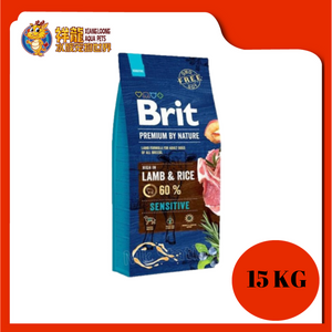 BRIT PREMIUM NATURE ADULT DOG FOOD (LAMB & RICE) 15KG