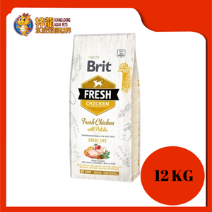 BRIT FRESH CHICKEN ADULT GREAT LIFE 12KG