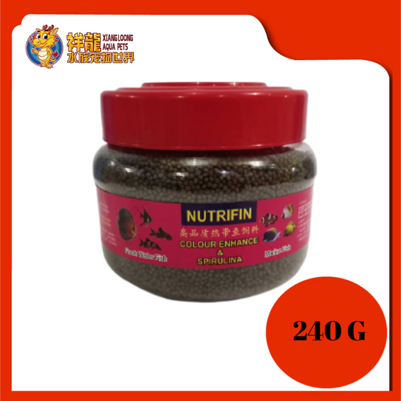 NUTRIFIN COULOUR ENHANCE & SPIRULINA 240G