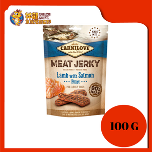 MEAT JERKY LAMB & SALMON FILLET 100G