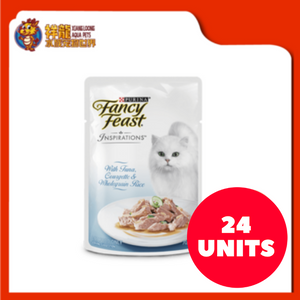 FANCY FEAST INSPIRATIONS TUNA , COURGETTE & WHOLEGRAIN RICE 70G (RM3.19  X 24 UNIT)