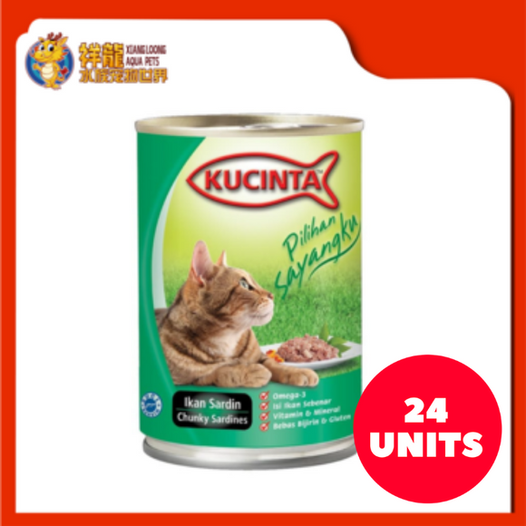 KU CINTA CHUNKY SARDINES 400G X 24UNIT