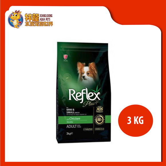 REFLEX PLUS MINI & SMALL ADULT CHICKEN 3KG