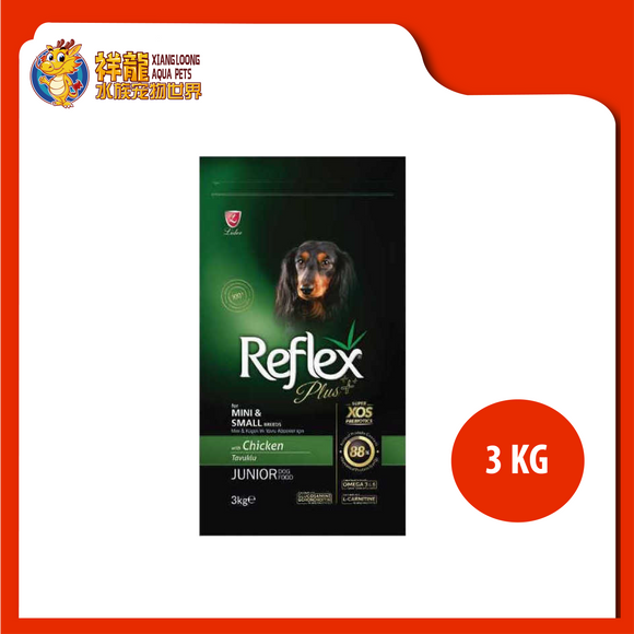 REFLEX PLUS MINI & SMALL JUNIOR CHICKEN 3KG
