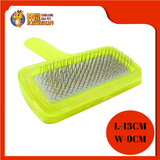 JBN PET CRYSTAL COLOUR SLICKER BRUSH [10120]